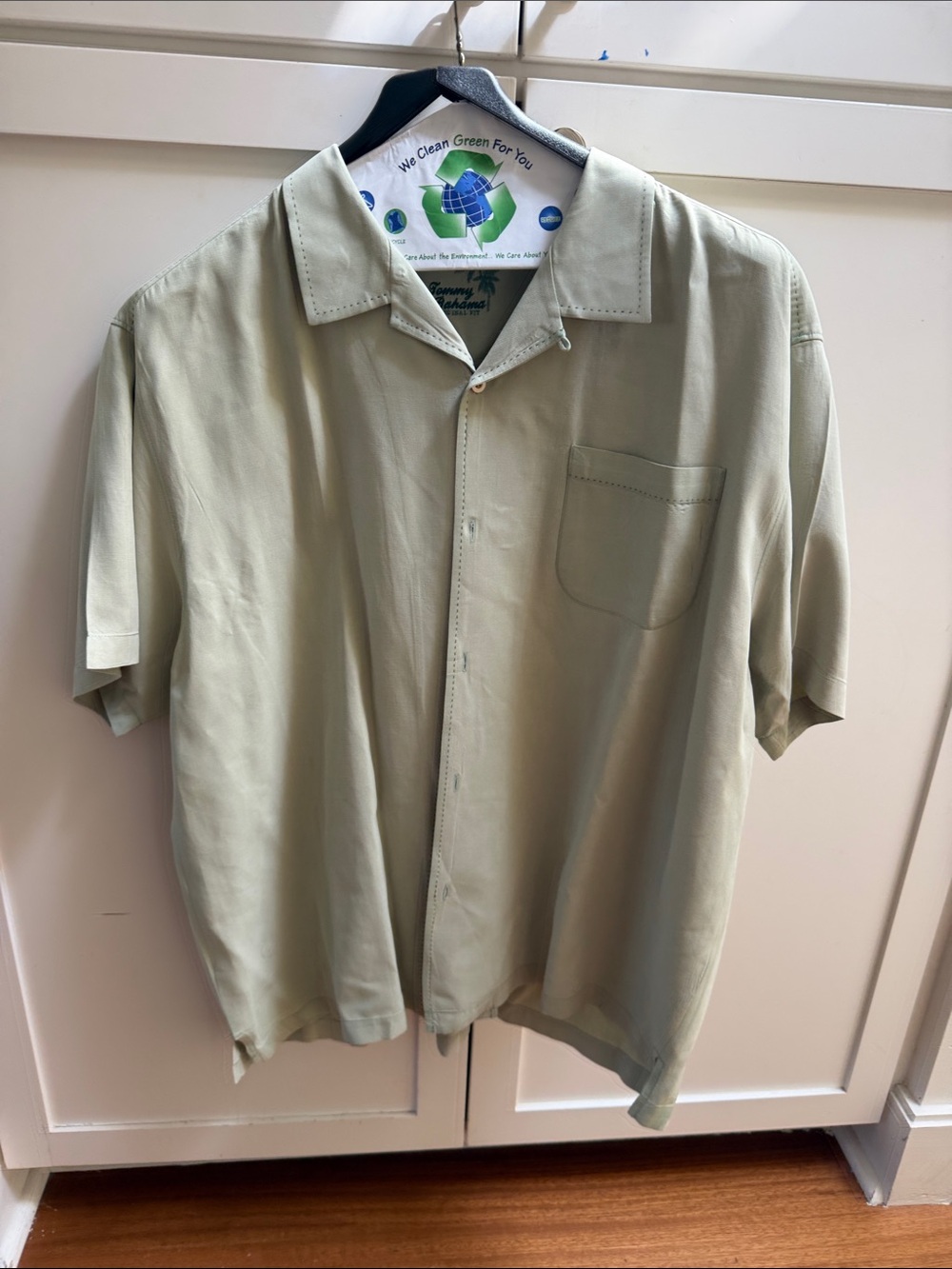 Tommy Bahama Short Sleeve Camp Shirt in Sage